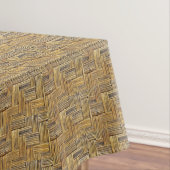 Natural Tones Bamboo Basket Weave Tafelkleed (Voorbeeld)