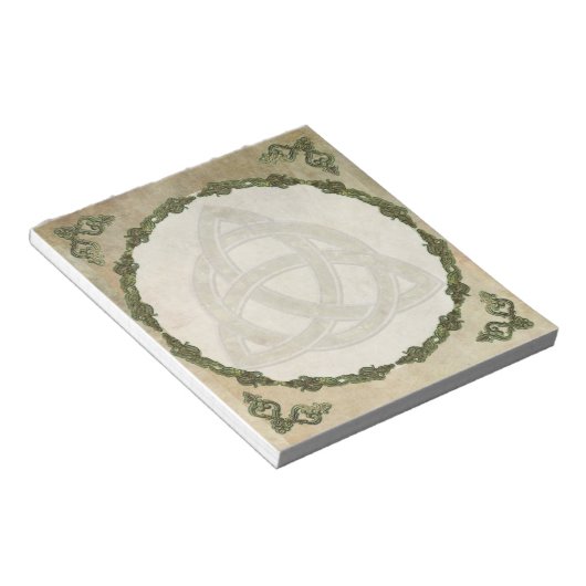 Natural Triquetra Notitieblok (Schuin)