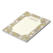 Natural Woodland Floral Personalized Notepad Notitieblok (Gedraaid)