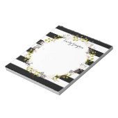 Natural Woodland Floral Personalized Notepad Notitieblok (Gedraaid)