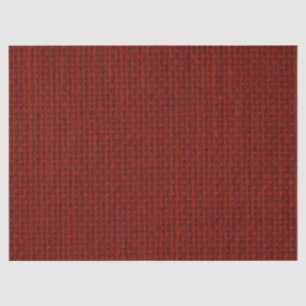 Natural Woven Dark Red Burlap Sack Cloth Tissuepapier