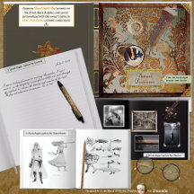 Naturalist Sketch/Photo Foil Journal - Roségoud