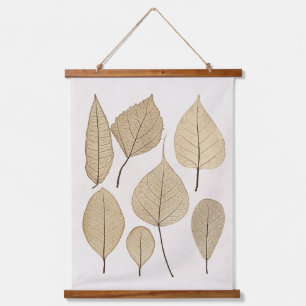 naturalistische botanische tekening Vertrek uit Hangend Wandkleed