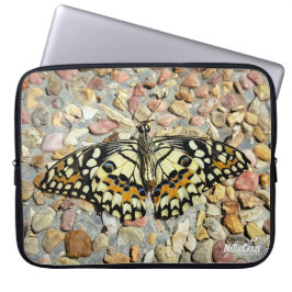 NaturCraze Mooie Vlinder (Limoen Vlinder) Laptop Sleeve