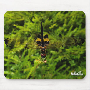 NaturCraze Zwart en Geel Dragonfly Mousepad Muismat