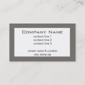 nature agate photo originale du carte de visite (Dos)