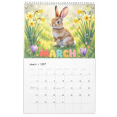 Nature animals habitat calendar kalender (Mar 2027)