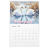 Nature animals habitat calendar kalender (Feb 2026)