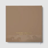 Nature Beau Chevaux Brown Mariage Livre d'or (Verso)
