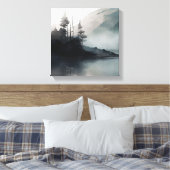 Nature Beau Lac Art toile étirée Imprimer (Insitu(Chambre))