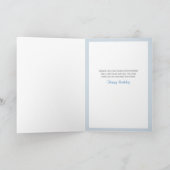 Nature Beauté Bird Carte de voeux Anniversaire (Intérieur)