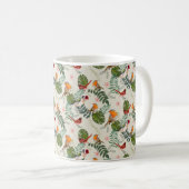 Nature Bird Pattern - Ornithology Gift cute summer Koffiemok (Voorkant rechts)