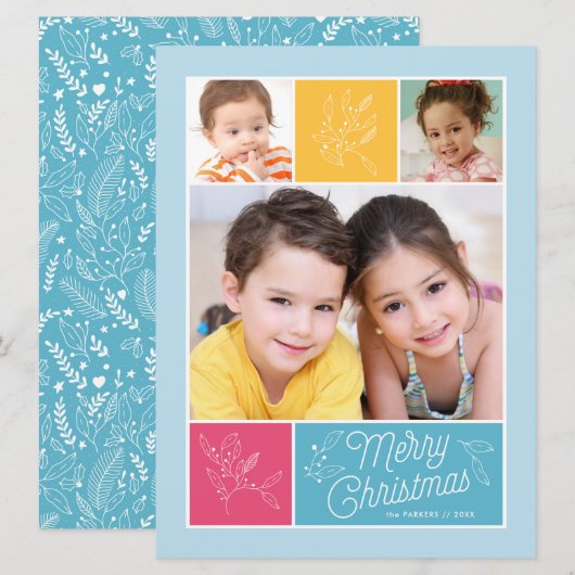 Nature Blocs Photo Carte de vacances (Devant / Derrière)