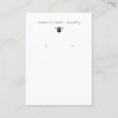 Nature Bumble Bee Simple oreille carte d'affichage (Devant)