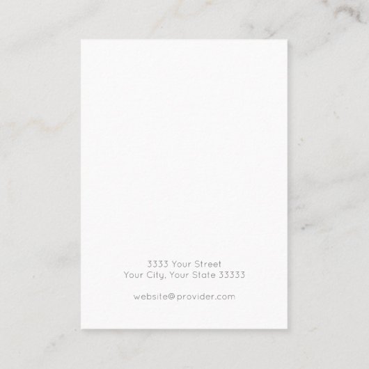 Nature Bumble Bee Simple oreille carte d'affichage (Dos)