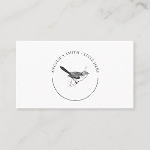 Nature - Carte de visite du logo de Bushtit Bird