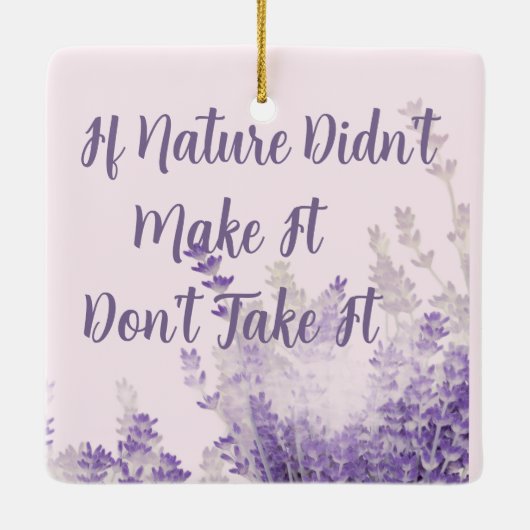 Nature Ceramic Ornament (Achterkant)