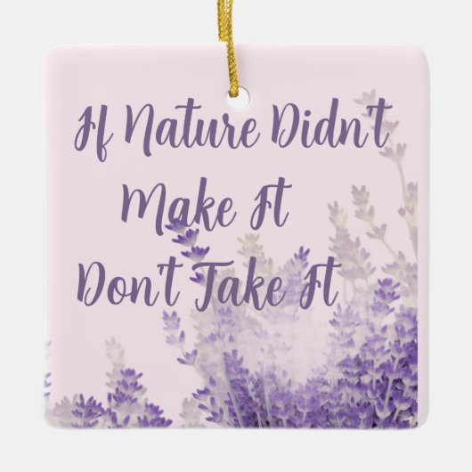 Nature Ceramic Ornament (Voorkant)