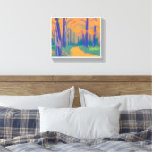 Nature colorée toile étirée Impression (Insitu(Chambre))