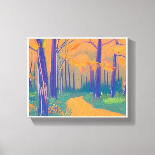 Nature colorée toile étirée Impression (Recto)