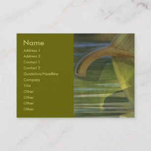 Nature dans le carte de visite d'équilibre