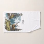 Nature de cerf (Serviette à main)