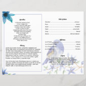 NATURE DE COULEUR D'EAU | Modèle du programme funé (Dos)