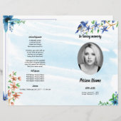 NATURE DE COULEUR D'EAU | Modèle du programme funé (Devant / Derrière)