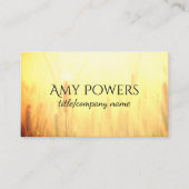 nature douce et rêveuse carte de visite double fac (Devant)