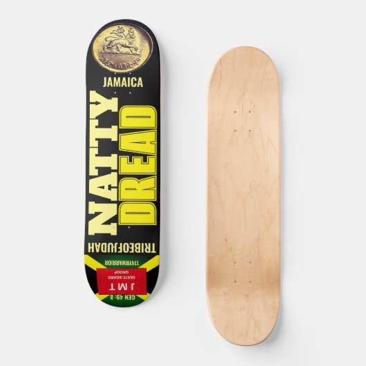 NATURE DREAD TRIBE DE JUDAH Skateboard (Recto)