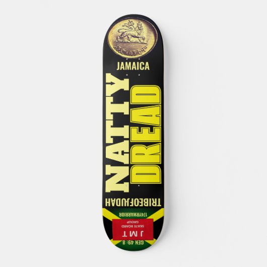 NATURE DREAD TRIBE DE JUDAH Skateboard (Recto)