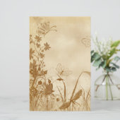 Nature élégante Thème de la papeterie Vintage (12) (Debout devant)