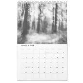 Nature en noir et blanc calendrier photo v3 (Jan 2026)