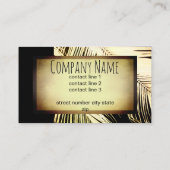 nature feuille de palme carte de visite personnali (Dos)