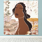 Nature Goddess Canvas Afdruk (Insitu (Houten vloer))