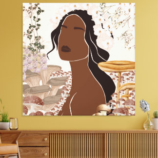Nature Goddess Canvas Afdruk