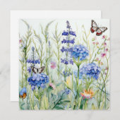 Nature gracieuse : Jardin enchanté Carte d'anniver (Devant / Derrière)