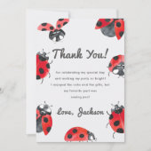 Nature Insect Bugs Anniversaire Carte de remerciem (Devant)