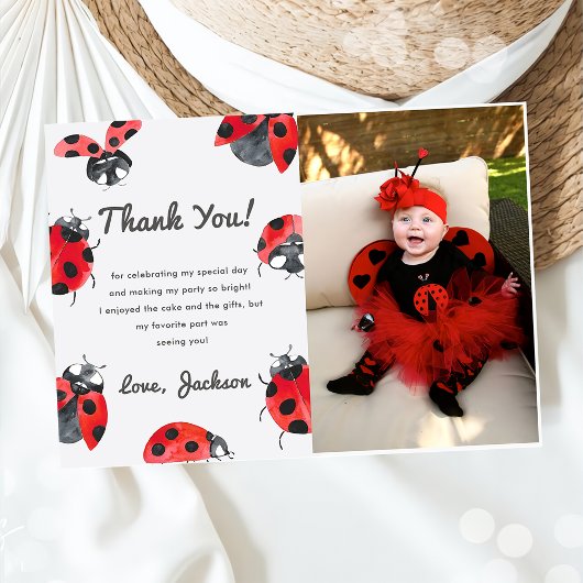 Nature Insect Bugs Anniversaire Photo Carte de rem