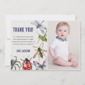 Nature Insect Bugs Anniversaire Photo Carte de rem (Devant)