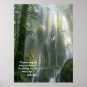 Nature inspirational quote John Muir Poster (Voorkant)