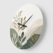 Nature Inspired Wall Clock Grote Klok (Hoek)