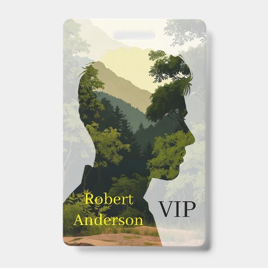 Nature Intérieure, Silhouette de Sérénité Badge VI (Avant)
