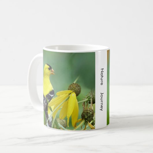Nature Journey Goldfinch Mug (Devant gauche)