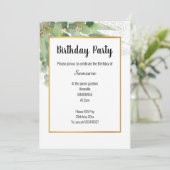 NATURE & LACE OR TOUTE OCCASION INVITATION (Debout devant)