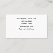 Nature Lily Pond Massage Wellness Cartes de visite (Dos)