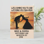 NATURE MARIAGE EXTÉRIEURE COUPLE INVITATIONS (Debout devant)