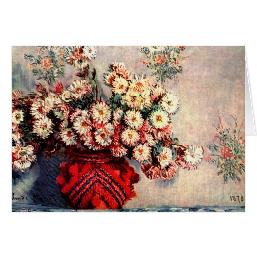 Nature morte aux Chrysanthèmes par Claude Monet (Devant horizontal)