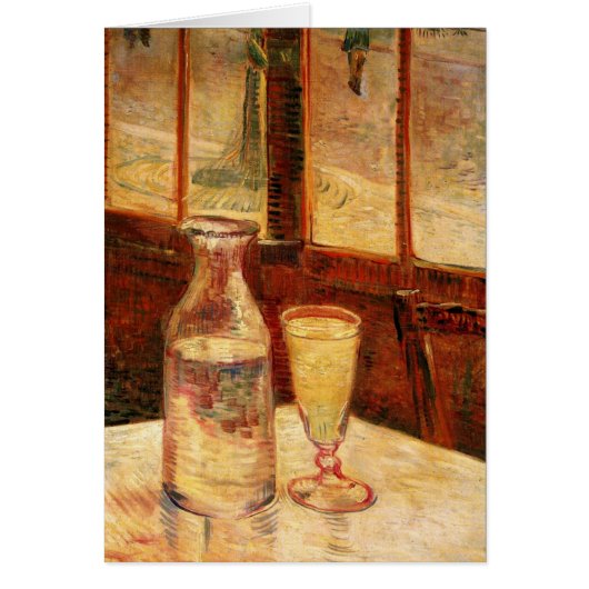 Nature morte avec de l'absinthe de Vincent van Gog (Devant)
