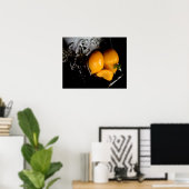 nature morte de fruits affiche Noir (Bureau à domicile)
